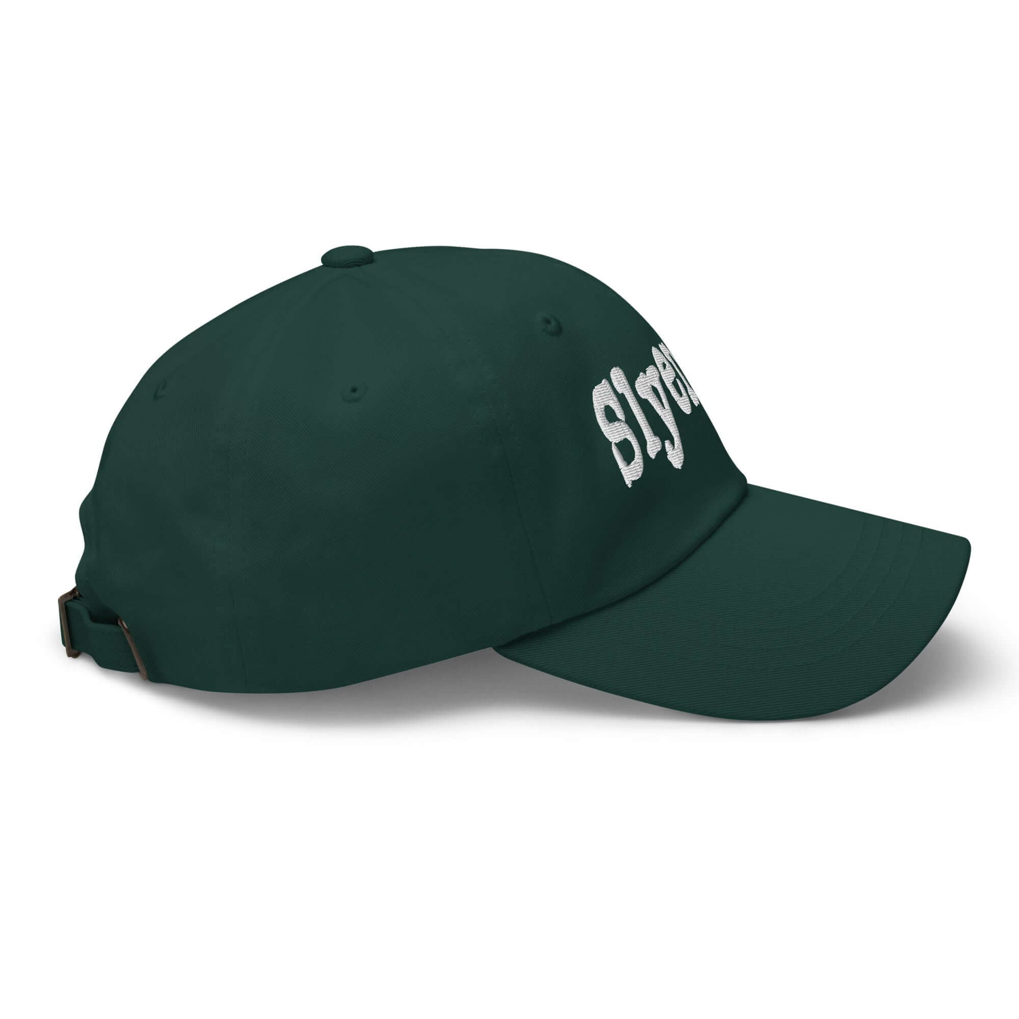 Slyentist baseball cap for scientific professionals featuring "slyentist" embroidery, perfect for blending science with mischief.